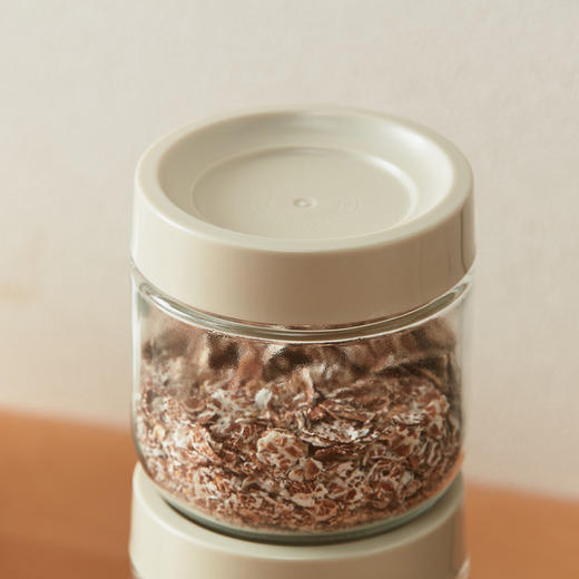 NITORI宜得利家居  干果谷物防潮保存瓶玻璃收纳罐储存罐可堆叠果酱瓶 商品图2