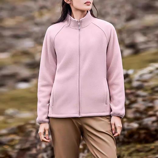 裁缝学苑AQ585立领插肩袖摇粒绒外套纸样女装加绒加厚内胆抓绒衣样板 商品图4