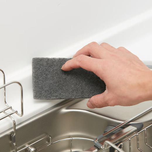 NITORI宜得利家居 浴室清洁专用自带清洁剂海绵擦可日抛百洁布懒人 商品图2