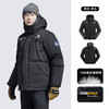 +【乐粉专属】[1000蓬鹅绒]思凯乐户外羽绒服男女短款新款极寒黑色加厚冬季外套F6114515 商品缩略图1