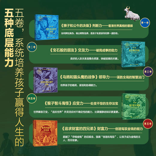 猴子智斗海怪（五卷书·第四卷）季羡林给孩子的东方智慧书，一部影响全球2000年的"王子教科书" 商品图2