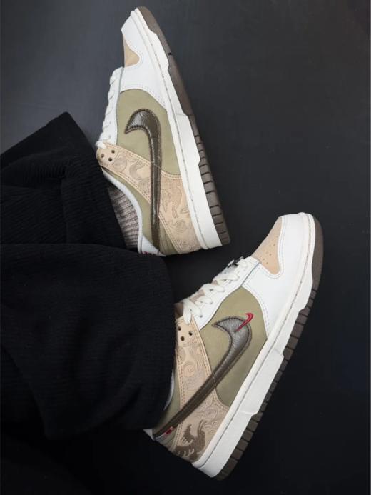 【Nike耐克专卖店直发】Nike Dunk Pegasus Pack马年限定CNY新年款脱绷系列低帮 板鞋 米褐色 商品图10