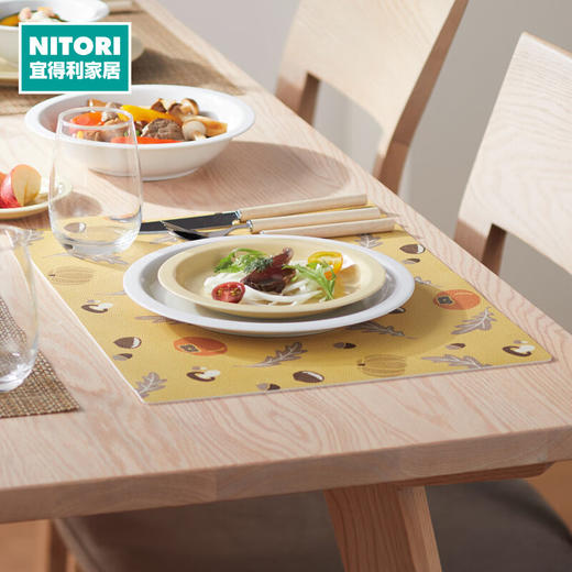 NITORI宜得利家居 防烫餐垫餐桌垫子西餐垫餐具垫简约PVC发泡餐垫LQ25 商品图0