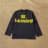 跨年售后 巴黎世家男女款胶带字母LOGO印花破坏长袖T恤 yh 340132 商品缩略图2