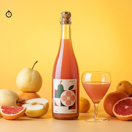 企鹅市集|潘恩 秋月梨红西柚 冰馏气泡果汁 秋月梨X西柚拼配 平衡有层次 商品图1