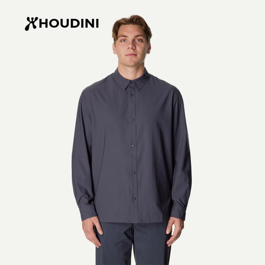 HOUDINI胡丁尼Symbio Base共栖男户外26春夏新男休闲商务长袖衬衫 860058 商品图0