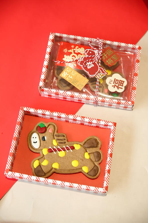 新年小马曲奇饼干 商品图0