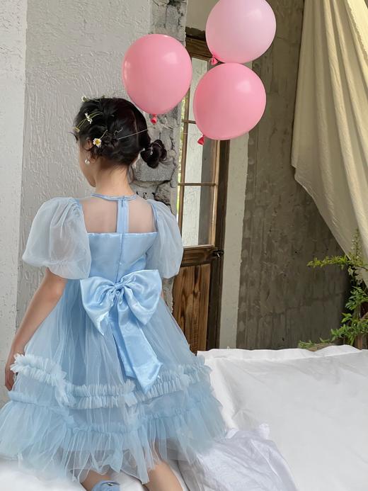 雾蓝连衣裙 商品图1