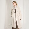 Famecoco范可儿双排扣气质呢子大衣女士冬季经典百搭长款外套F198AC117 商品缩略图1