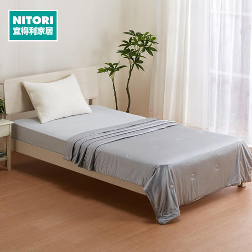 NITORI宜得利家居 仿真丝夏天薄被子空调被子亲肤薄被 商品图0