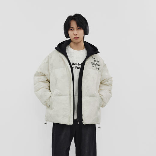 【新品上新】HX 冬季短款带帽羽绒服C100540101101 商品图1