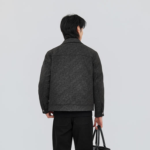 【新品上新】HX 冬季短款翻领鹅绒服Y100540026102 商品图2