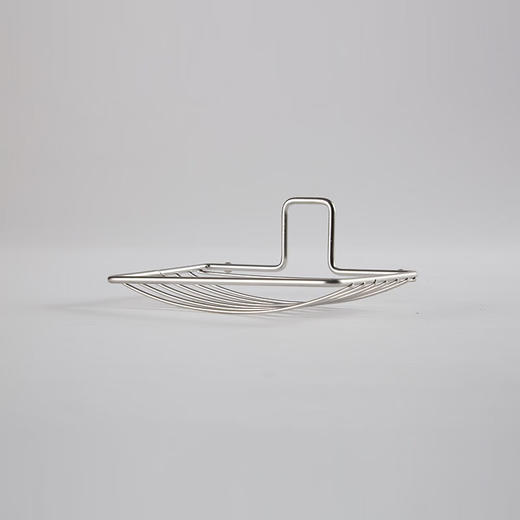 NITORI宜得利家居 免打孔浴室肥皂架沥水强力贴片 不锈钢皂架 商品图2