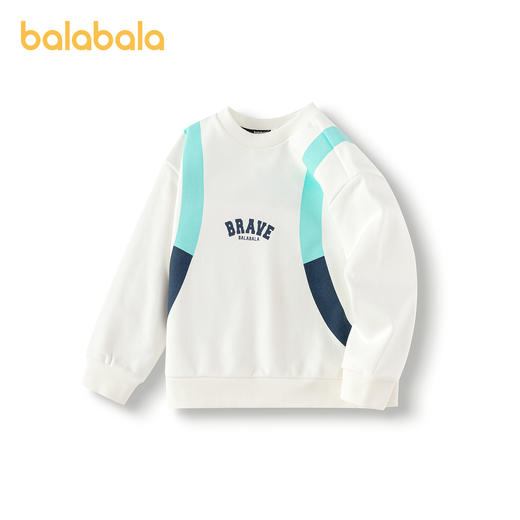 巴拉巴拉童装儿童卫衣男童春秋装印花长袖上衣宽松圆领内搭潮流 商品图4