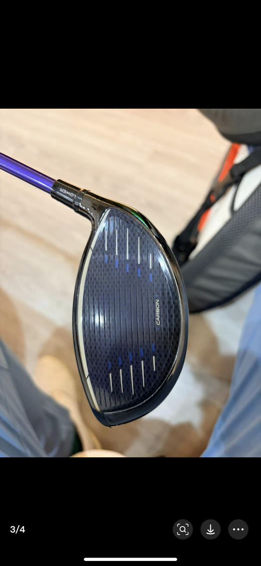 八成新的泰勒梅次新款Qi10一号木杆10.5度MAX版50克R美规杆身相当于日规的SR硬度 商品图2