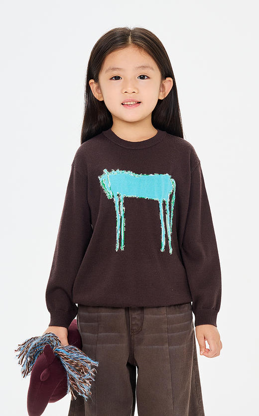 jnby   26年春款  长袖套头毛衫  1Q1311560 商品图6