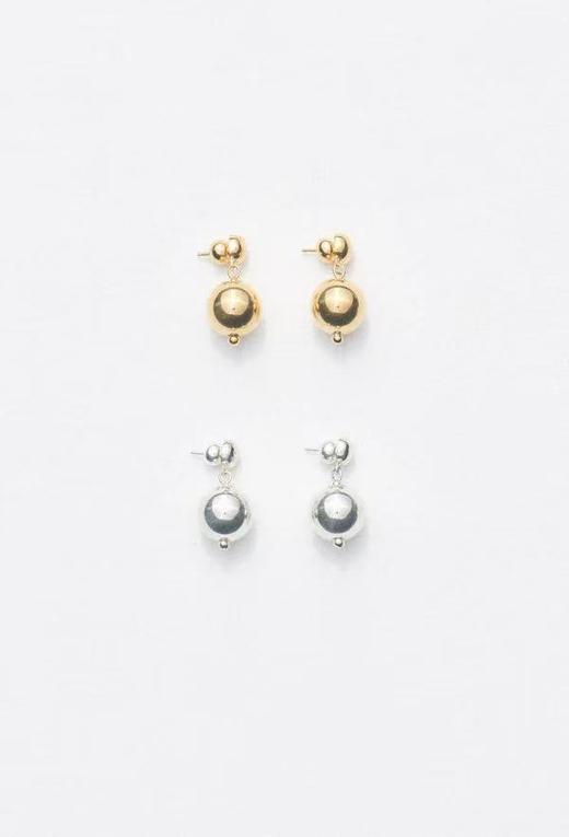 Sophie Buhai 26PS 纯银ball drop球型耳环（一对） 商品图4