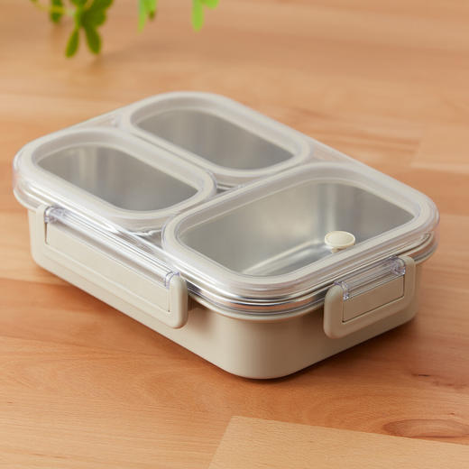 NITORI宜得利家居 上班族带饭盒野餐便携餐盒加热可微波不锈钢饭盒 商品图5