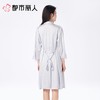 都市丽人睡衣女士睡衣薄家居服冰雪丝睡衣女士丝质两件套有杯垫吊带裙+外袍LHC4A1 商品缩略图3