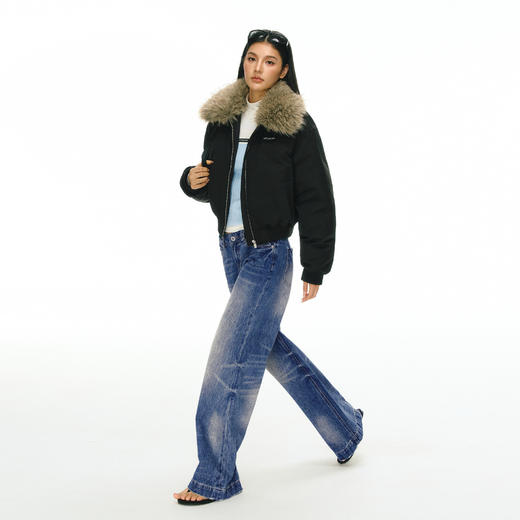 Ariseism 美式复古高级感毛领羽绒服女冬季新款保暖外套 商品图3