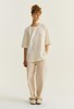 Casey Casey 26SS 米白色轻量纸棉圆领上衣 商品缩略图0