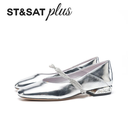 星期六26春新款闪亮一字水钻带玛丽珍SSE1111049 商品图8