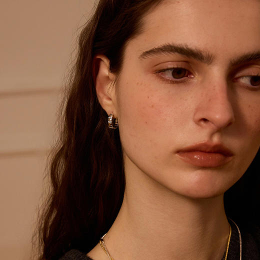 ARSIS｜自由搭配系列 蛇骨小耳扣（中号） 商品图3