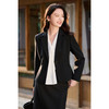爆款西服 奶油杏百搭王 职业OL小西装  米思阳2026春新款时尚气质修身显瘦短款外套女6029 商品缩略图1