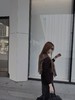 【非质量问题不退】PP03-缪缪 2025秋冬系列羊绒真丝条纹圆领开衫（BL*PP） 商品缩略图1