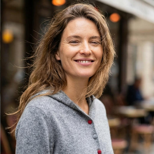 KINGDEER/KD秋冬新款女式休闲羊绒帽衫L805566轻运动/花朵/休闲款鹿王 商品图4