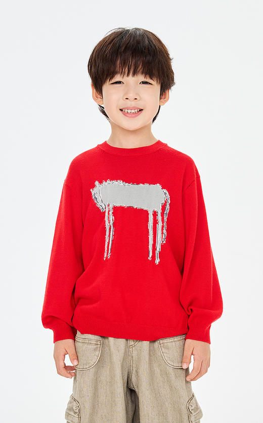 jnby   26年春款  长袖套头毛衫  1Q1311560 商品图3