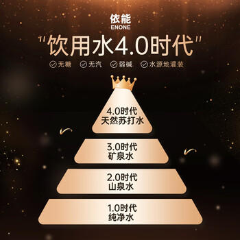 依能 蔚蓝苏打 无添加 天然苏打水饮料500ml*15整箱装 饮用天然水 商品图7