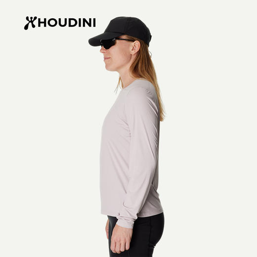 HOUDINI胡丁尼Pace Air LS空速女户外26春夏新跑步徒步长袖T恤 840064 商品图6