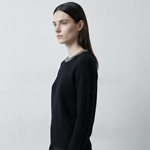 KINGDEER/KD秋冬新款女式长袖羊绒衫 约222g L805870经典基本款/气质款/100%山羊绒鹿王 商品图6