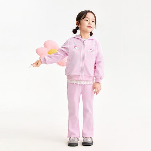 【实体店同款】女童全腰针织长裤春季新款安奈儿童装XG616072 商品图3