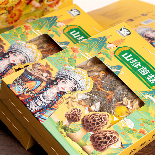 云南山珍菌菇礼盒  110g*4盒  天然野生原料 商品图2