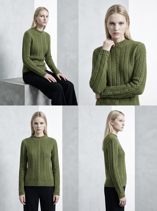 KINGDEER/KD秋冬新款时尚百搭女式羊绒衫L805955经典基本款/气质款鹿王 商品图2