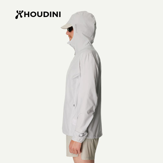 HOUDINI胡丁尼 Pace Trail 疾速户外26春夏新男连帽骑行跑步防风夹克 810059 商品图2