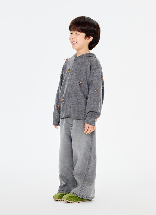 jnby  26年春款  短款开襟毛衫   1Q1313360 商品图7