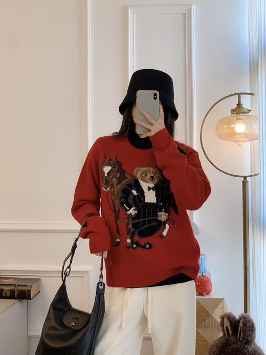 120-3 小马新年红毛衣 商品图4