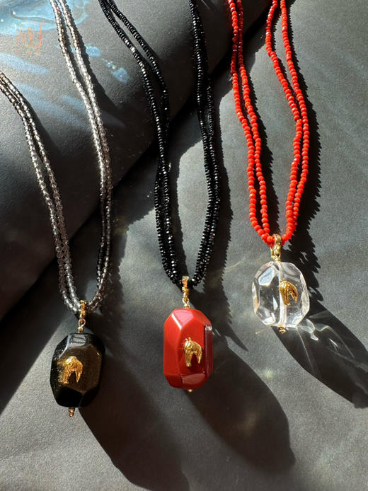 三生石.马语者“万能扣”吊坠彩宝金属多用项链 商品图1