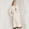 Famecoco范可儿双排扣气质呢子大衣女士冬季经典百搭长款外套F198AC117 商品缩略图2
