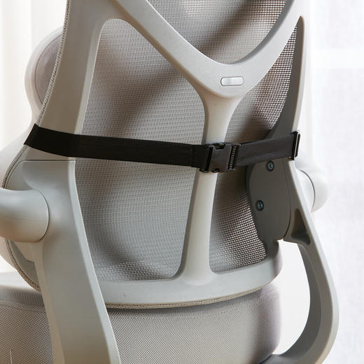 NITORI宜得利家居 办公椅工作椅腰垫蝴蝶形腰背包裹大靠垫海绵腰靠 商品图4