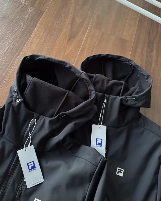 跨年售后 斐乐秋冬季男女款加绒梭织软壳连帽外套 yh 340152 商品图5