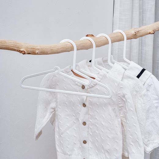 儿童衣架晾晒衣橱挂衣架护领衣架 5只装 商品图0