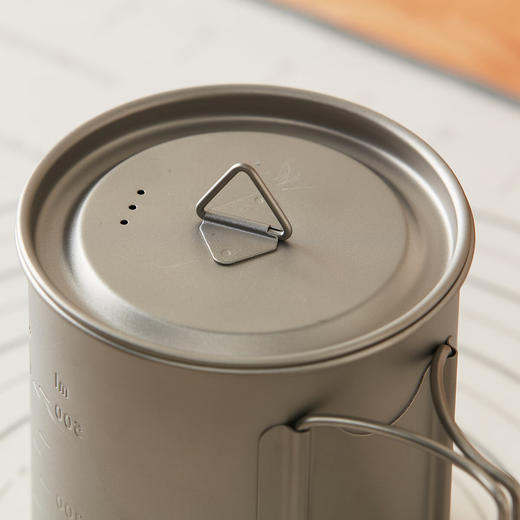 NITORI宜得利家居 野餐便携式纯钛户外煎锅汤锅套装马克杯雪拉碗 商品图7