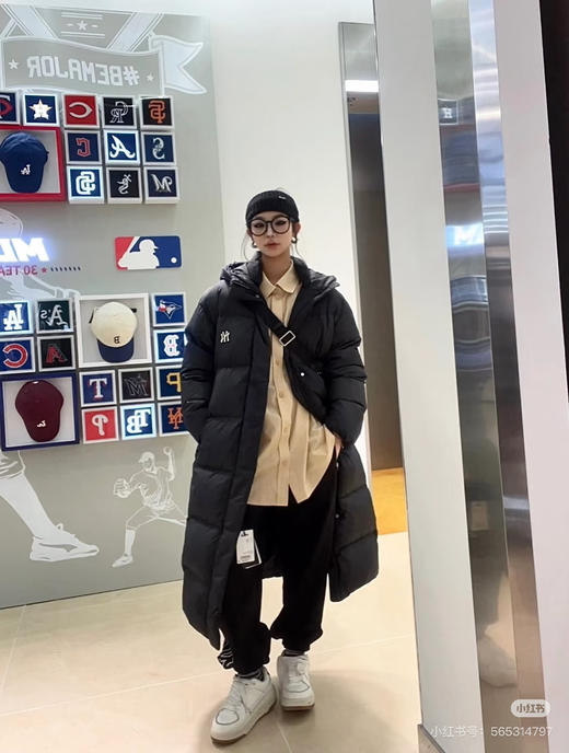 【秒杀价已调 直接拍】大联盟 原单 男女同款 刺绣小标 长款羽绒服  后背光板 商品图10