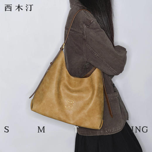 西木汀 狂想日记托特包小个子女士大容量单肩包小众腋下包包 商品图0
