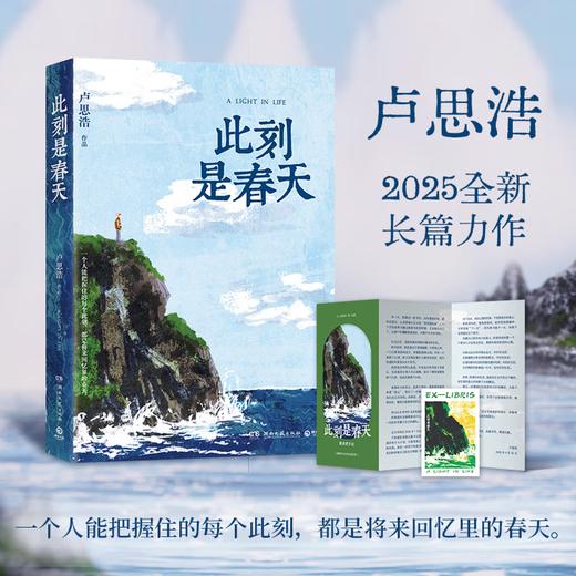 此刻是春天 卢思浩2025重磅新书 沉淀四年后又一长篇力作 卢思浩新书 商品图0