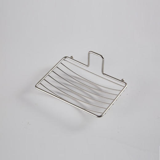 NITORI宜得利家居 免打孔浴室肥皂架沥水强力贴片 不锈钢皂架 商品图1